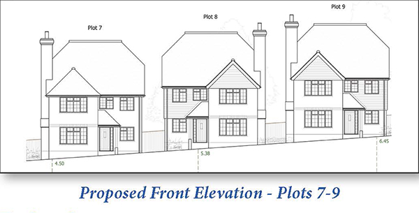Lot: 73 - LAND WITH OUTLINE PLANNING CONSENT FOR TEN DWELLINGS -